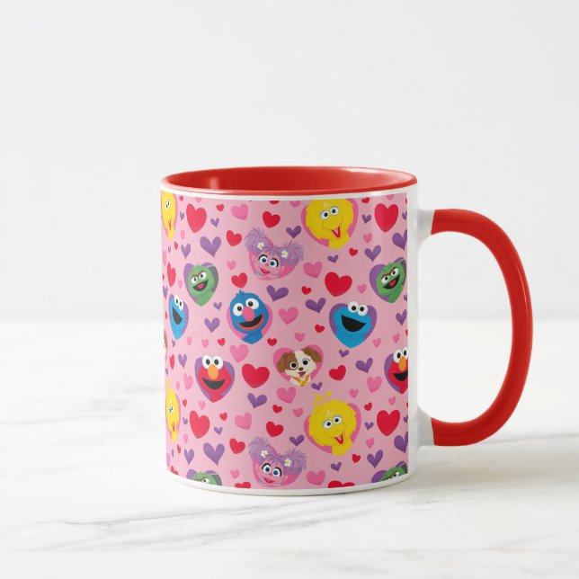 Mug Sesame Street Valentine Hearts Motif (Droite)
