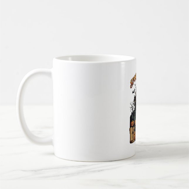 Mug Session de sudation effrayante Maison hantée Sorci (Gauche)