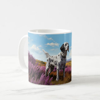 Mug Setter anglais sur la mare