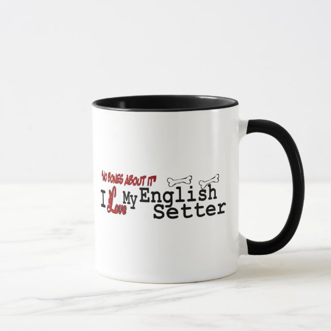 Mug Setter (I Love) anglais (Droite)