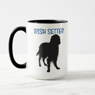 Mug Setter irlandais personnalisé à deux côtés
