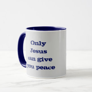 Mug Seul Jésus peut vous donner le message chrétien de