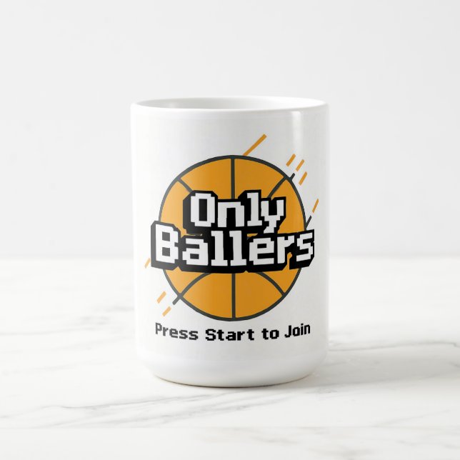 Mug Seulement Ballers : Appuyez sur Start pour Rejoind (Centre)