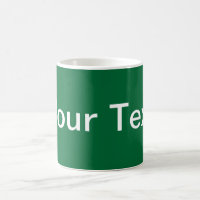 SEULEMENT COULEUR / vert foncé + votre texte