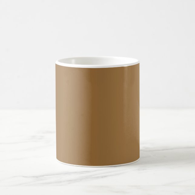 Mug SEULEMENT dégradés de COULEUR - marron (Centre)