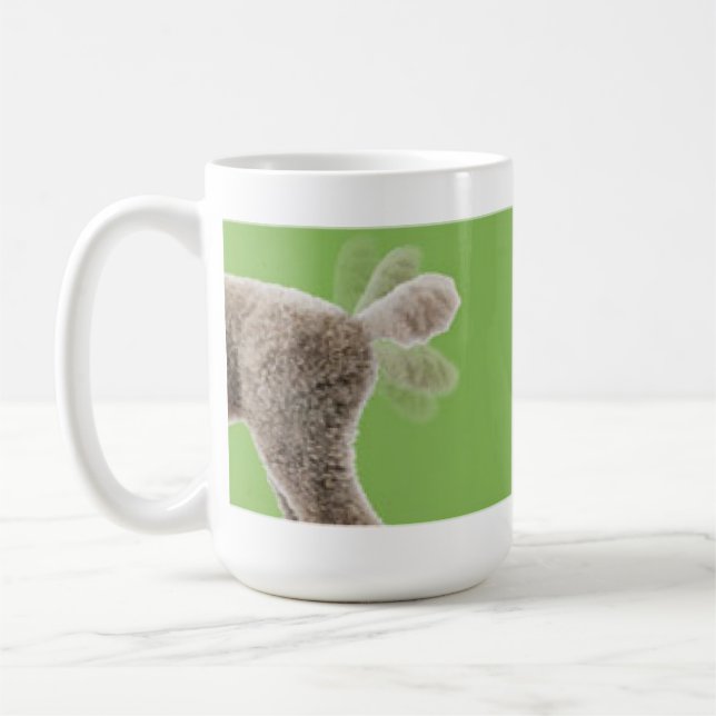 Mug Seulement l'amour peut faire une queue remuer (Gauche)