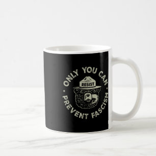 Mug Seulement vous pouvez empêcher le fascisme ours ré