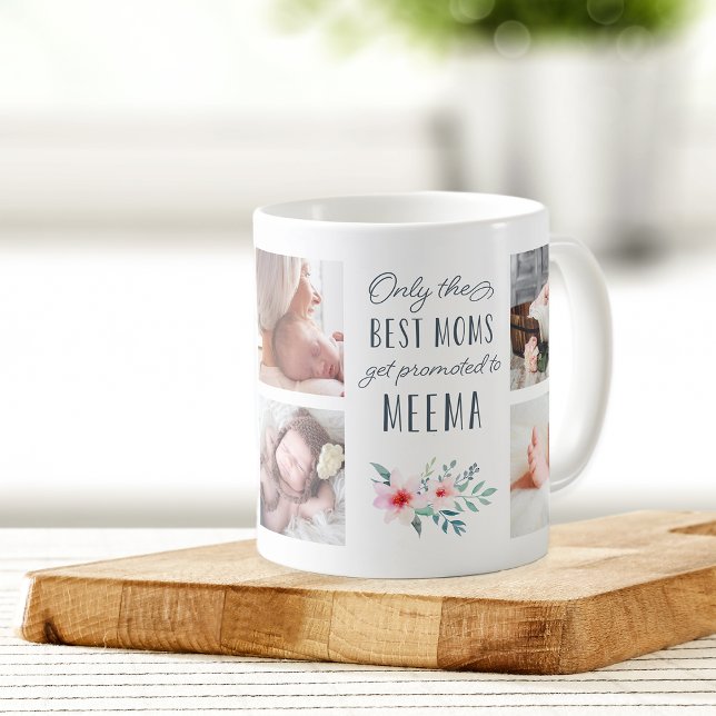 Mug Seules les meilleures mamans sont promues à Meema  (Créateur téléchargé)