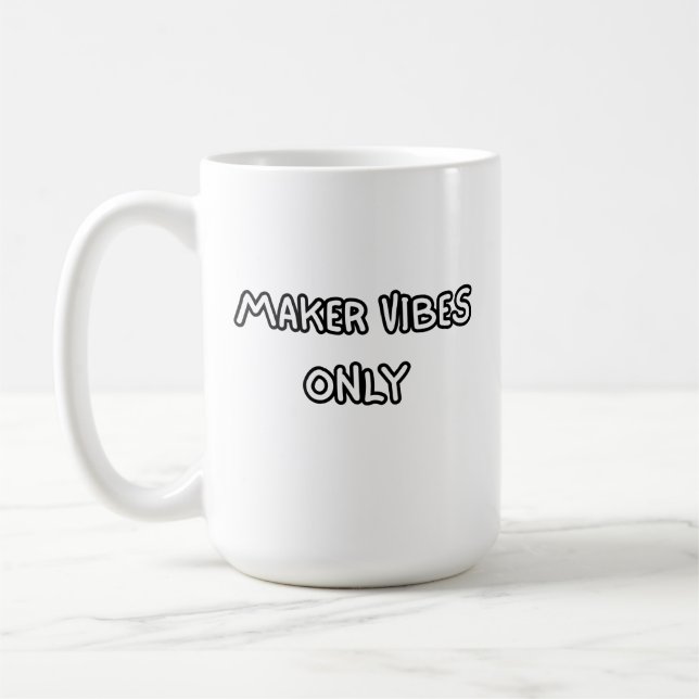 Mug seules les vibrations des créateurs (Gauche)