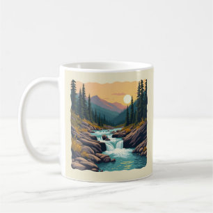 Mug Seven Falls Colorado Retro