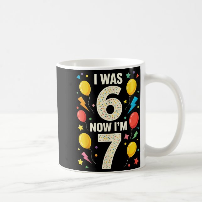 Mug Seven Year Old Birthday 7 Year Old For Kids Girls  (Droite)