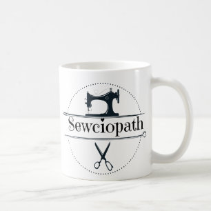 Mug Sewciopathe, Cadeau de couture drôle