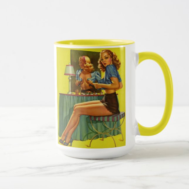 Mug Sexy Pin up fille ☆    art VintageMug (Droite)
