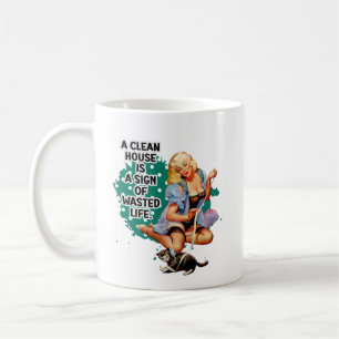 Mug Sexy Pinup Girl avec Humour de femme au foyer de c