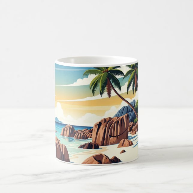 Mug Seychelles Anse Source d'Argent Beach Travel (Centre)