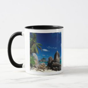 Mug Seychelles, île de Mahe, plage d'Anse Royale.