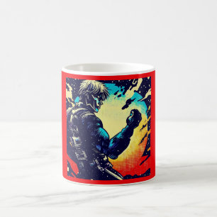 Mug SF - Héros Anime Woodcut 2
