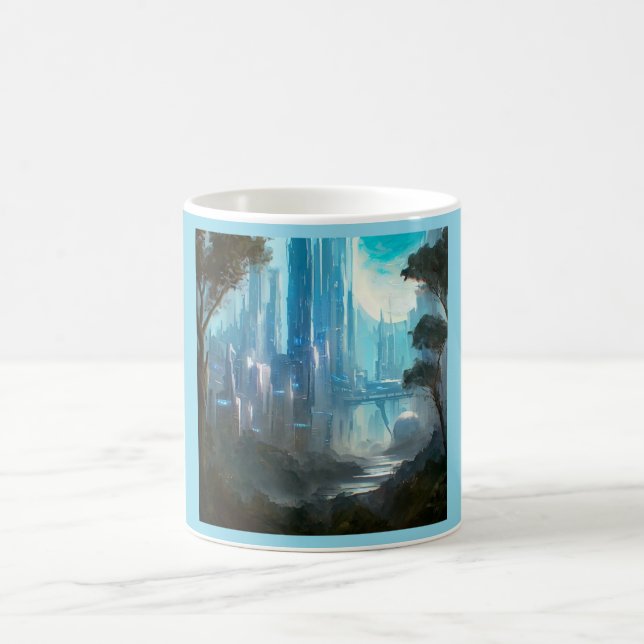 Mug SF - Ville sur la planète forestière 2 (Centre)