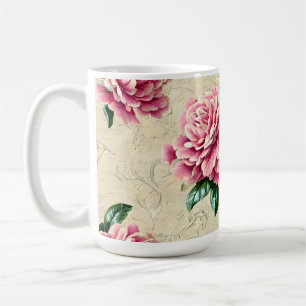 Mug Shabby Chic Gardenias Rose