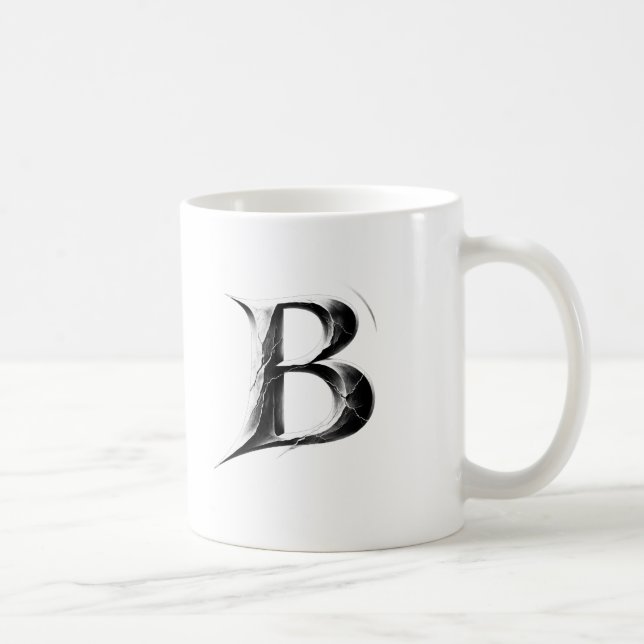 Mug Shadow B – Dark Letter B cup (Droite)