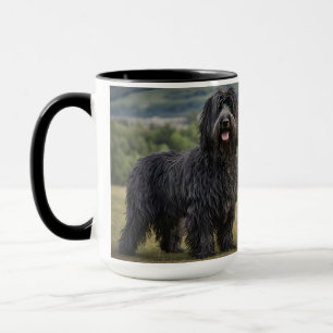 Mug "Shaggy Elegance : Le chien noir Bergamasco Sheepd
