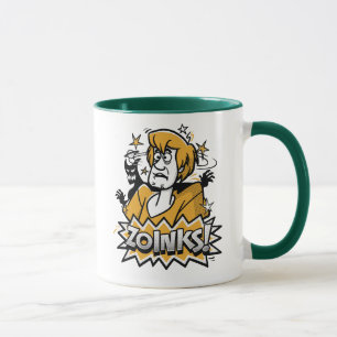Mug Shaggy "Zoinks !" Graphic halftone