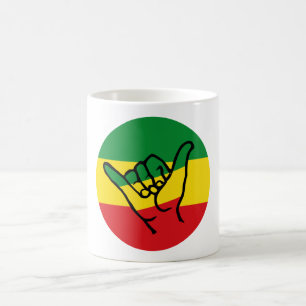 Mug Shaka Main Avec Couleurs Reggae