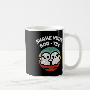Mug Shake Your Boo-tee Ghost Retro Halloween Costume M