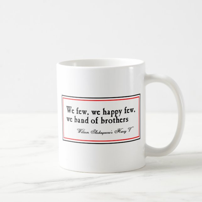 Mug Shakespeare : Bande des frères (Droite)