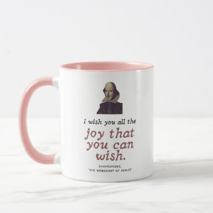 Mug Shakespeare Citation Cute Chic Theatre Joyeux Anni