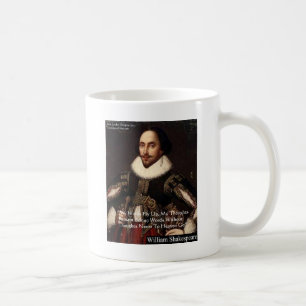 Mug Shakespeare "Words In Heaven" Wisdom Citation Cade