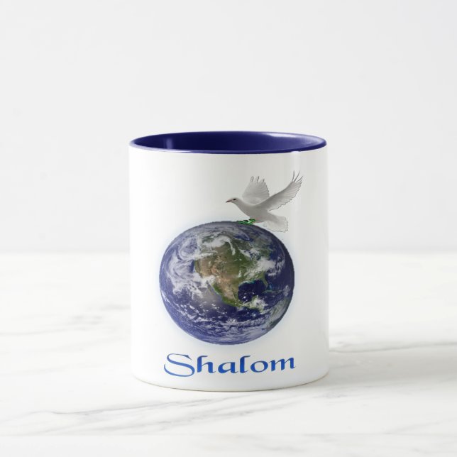 Mug Shalom peace Dove (Centre)