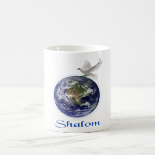 Mug Shalom Peace Dove