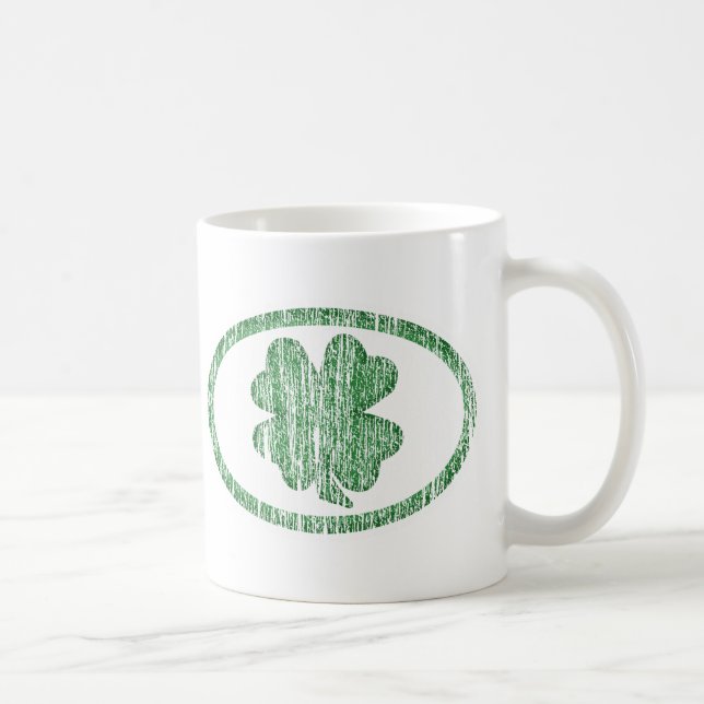 Mug Shamrock affligé (Droite)