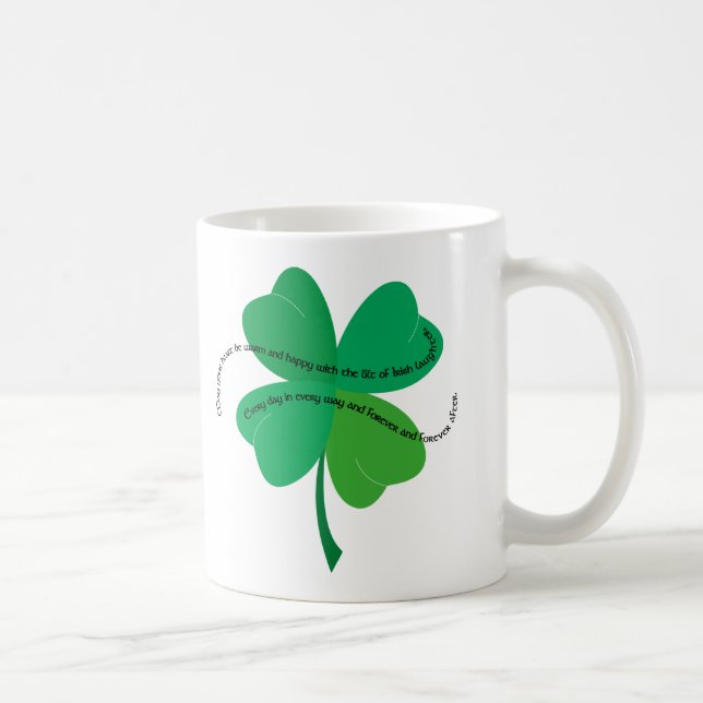 Mug Shamrock avec du pain grillé irlandais (Droite)