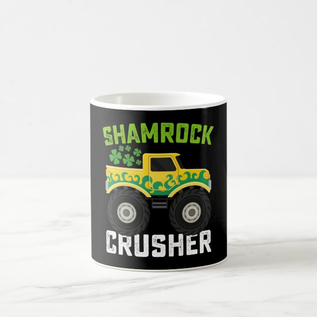 Mug Shamrock Croiseur Monster Camion St Patrick's Day (Centre)