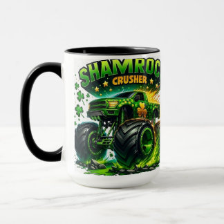 Mug "Shamrock Croisher : Design audacieux avec bord ce