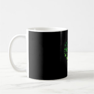 Mug Shamrock de coeur chanceux joyeux Jour de la Saint