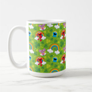 Mug Shamrock de rue Sesame et Motif arc-en-ciel