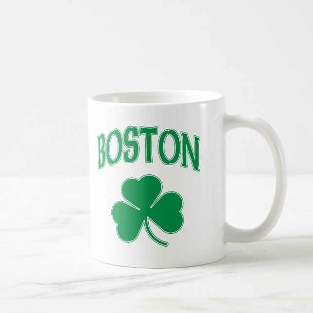 Mug Shamrock d'Irlandais de Boston (Droite)
