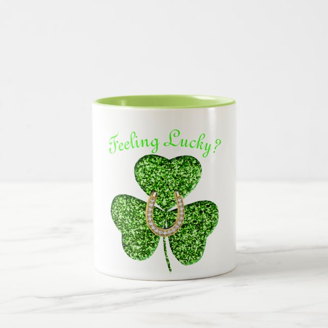 Mug shamrock Et Horseshoe (Centre)