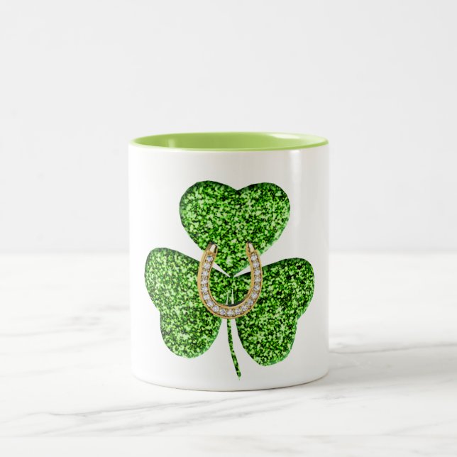 Mug shamrock Et Horseshoe (Centre)