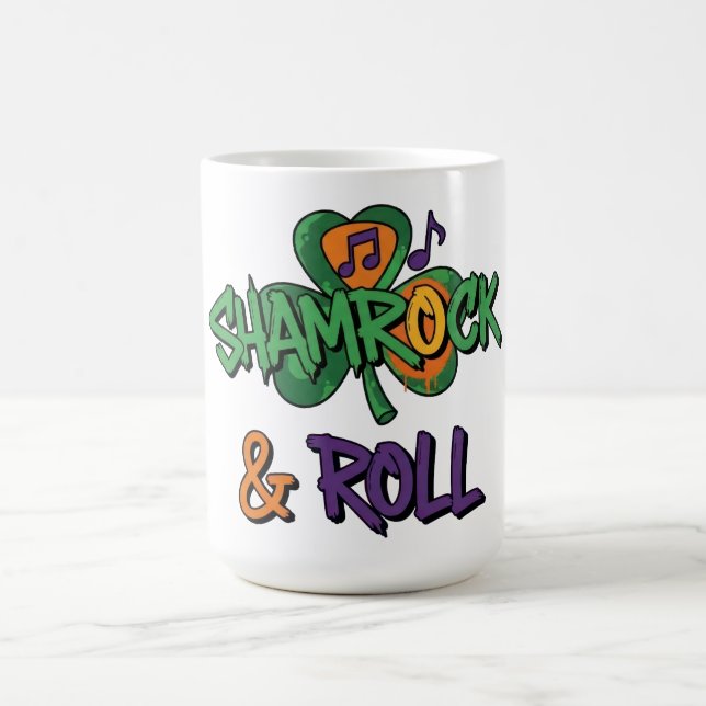 Mug Shamrock et Roll St. Patrick's Day (Centre)