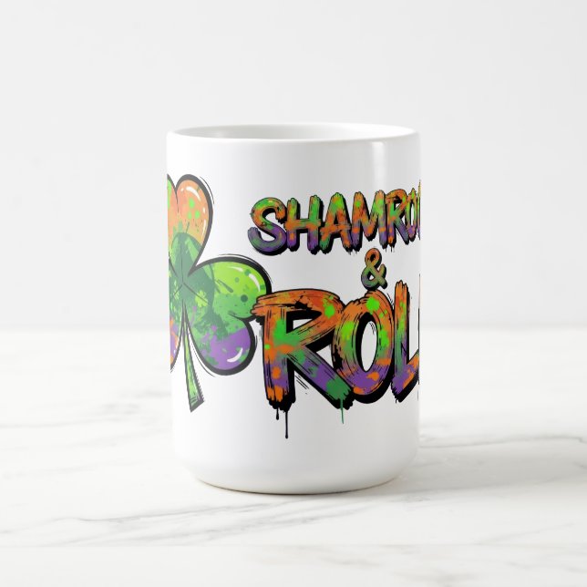 Mug Shamrock et Roll St. Patrick's Day (Centre)