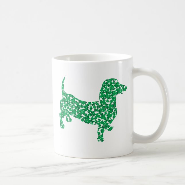 Mug Shamrock Jour de la Saint Patrick Doxie (Droite)