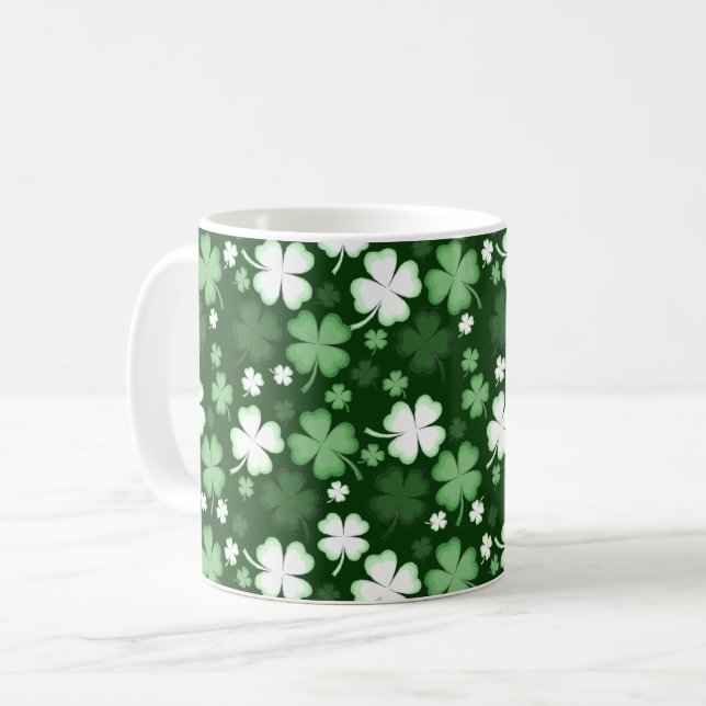 Mug Shamrock vert, Saint Patrick's Day (Devant gauche)