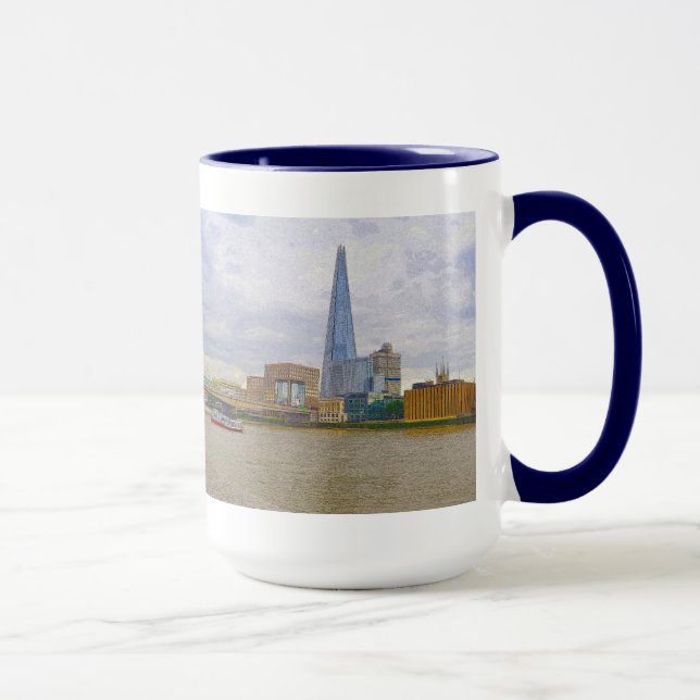 Mug Shard, Thames River, Londres, Angleterre (Droite)