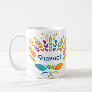 Mug Shavuot - Symbole Shavuot avec blé coloré