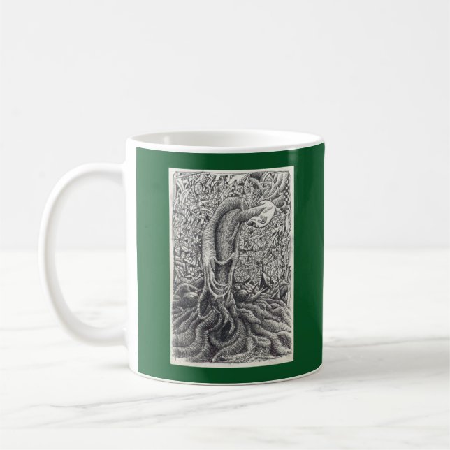 Mug Shayol, dessin à encre (Gauche)
