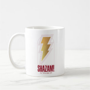 Mug SHAZAM ! Furie des dieux   Insigne de boulon de fo